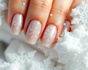 Śnieżynki na paznokciach – elegancki zimowy manicure dla Ciebie
